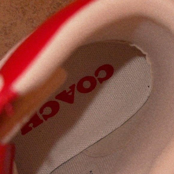 ❤️NEW**COACH❤️ WOMENS HIGH TOP LEATHER SNEAKERS - Picture 7 of 10